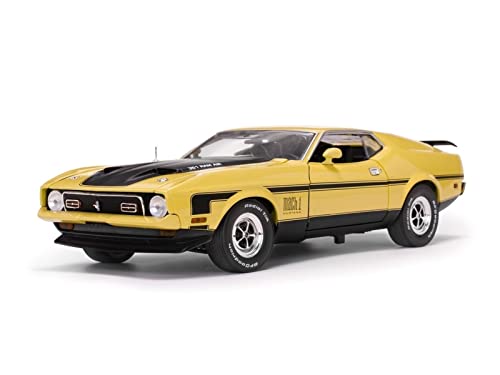 YRXIAO Modellbausatz Auto 1 18 Für Ford Mustang MACH I 1971 Limited Edition Static Car Model Aus Metall Für Wohndekorationen YRXIAO Modellbausatz Auto 1 18 Für Ford Mustang MACH I 1971 Limited Edition Static Car Model Aus Metall Für Wohndekorationen von YRXIAO