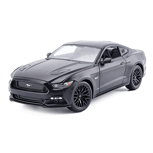 YRXIAO Modellbausatz Auto 1 18 Für Ford Mustang Matte Black Alloy Die Casting Model Collection Spielzeugauto Kindergeschenke Für Wohndekorationen von YRXIAO