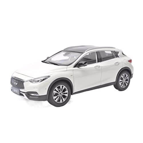 YRXIAO Modellbausatz Auto 1 18 Für Infiniti QX30 2017 Weiß SUV Legierung Diecast Automodell Als Geschenk Handwerk Für Erwachsene Für Wohndekorationen von YRXIAO