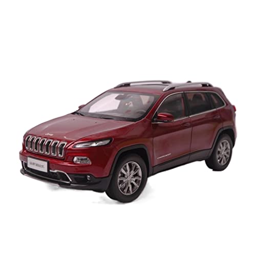 YRXIAO Modellbausatz Auto 1 18 Für Jeep Cherokee SUV Zinklegierung Hohe Simulation Spielzeugauto Modell Für Erwachsene Geschäftsgeschenk Für Wohndekorationen von YRXIAO