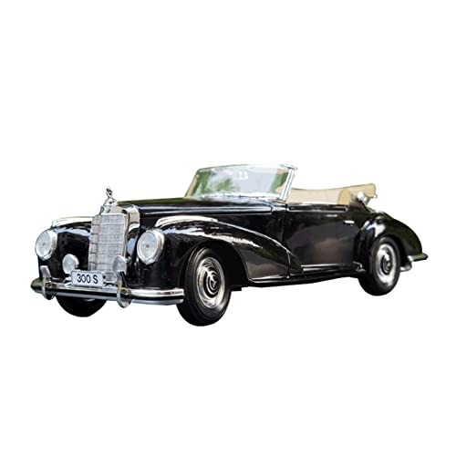 YRXIAO Modellbausatz Auto 1 18 Für Mercedes-Benz 300s Schwarz Roadster Auto Legierung Druckguss Modell Dekoration Sammlung Display Für Wohndekorationen YRXIAO Modellbausatz Auto 1 18 Für Mercedes-Benz 300s Schwarz Roadster Auto Legierung Druckguss Modell Dekoration Sammlung Display Für Wohndekorationen von YRXIAO