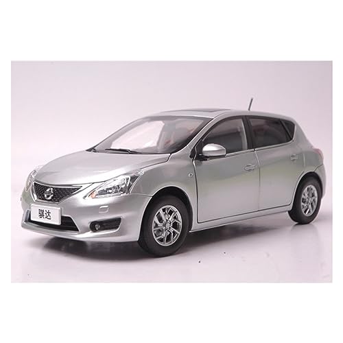 YRXIAO Modellbausatz Auto 1 18 Für Nissan Tiida Versa Latio 2012 Silberlegierung Simulation Diecast Automodell Für Erwachsene Geschenk Für Wohndekorationen von YRXIAO