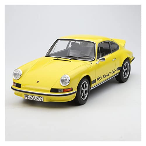 YRXIAO Modellbausatz Auto 1 18 Für Porsche 911 RS Touring 1973 Gelbes Legierungsmodell Ornamente Sammlungsgeschenk Für Wohndekorationen von YRXIAO