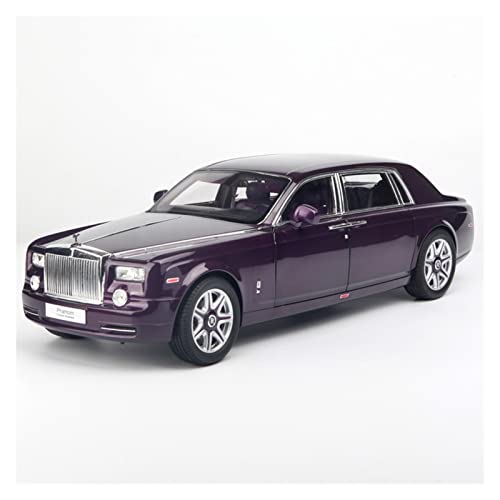 YRXIAO Modellbausatz Auto 1 18 Für Rolls-Royce Phantom Simulation Legierung Automodell Ornamente Viertürer Extended Edition Lila Für Wohndekorationen von YRXIAO