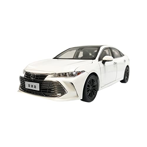 YRXIAO Modellbausatz Auto 1 18 Für Toyota Avalon 2019 Weiße Limousine Hohe Simulation Metalllegierung Automodell Als Werbegeschenk Für Wohndekorationen von YRXIAO