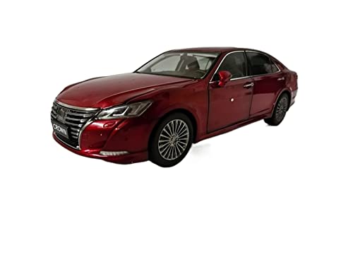YRXIAO Modellbausatz Auto 1 18 Für Toyota Crown 2015 Red High Simulation Zinklegierung Metall Automodell Als Werbegeschenk Für Wohndekorationen von YRXIAO