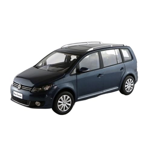YRXIAO Modellbausatz Auto 1 18 Für Volkswagen Touran TSI 2013 MPV Legierung Diecast Automodell Als Geschenk Handarbeit Für Erwachsene Für Wohndekorationen(Blau) von YRXIAO