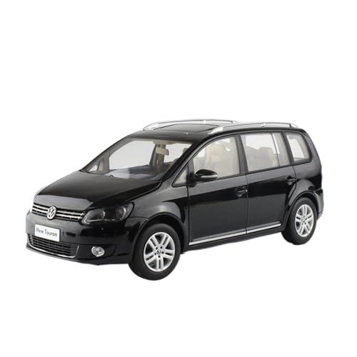 YRXIAO Modellbausatz Auto 1 18 Für Volkswagen Touran TSI 2013 MPV Legierung Diecast Automodell Als Geschenk Handarbeit Für Erwachsene Für Wohndekorationen(Schwarz) von YRXIAO