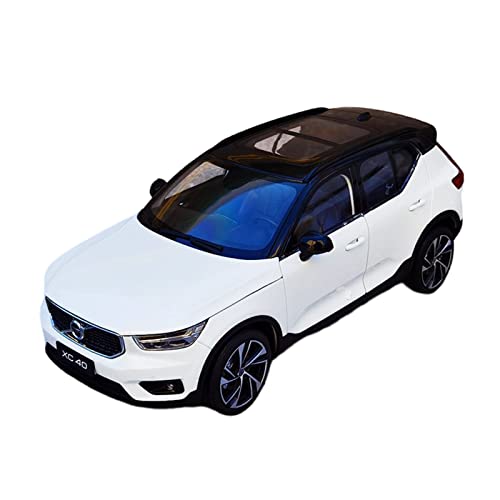 YRXIAO Modellbausatz Auto 1 18 Für Volvo XC40 Legierung Druckguss Modellauto Dekoration Sammlung Display Geschenk Für Wohndekorationen(A) von YRXIAO