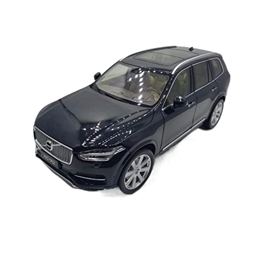 YRXIAO Modellbausatz Auto 1 18 Für Volvo XC90 2015 Schwarz SUV Hohe Simulation Zinklegierung Metall Automodell Als Werbegeschenk Für Wohndekorationen von YRXIAO