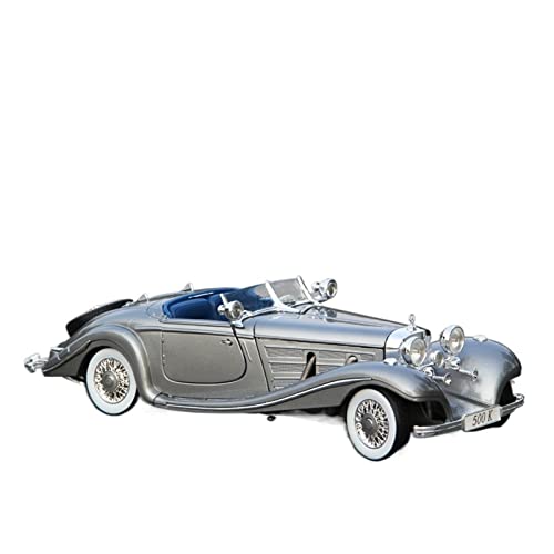 YRXIAO Modellbausatz Auto 1 18 Geeignet Für Mercedes-Benz 500K Oldtimer-Simulation Druckguss-Automodell Jungentag Geschenksammlung Für Wohndekorationen von YRXIAO