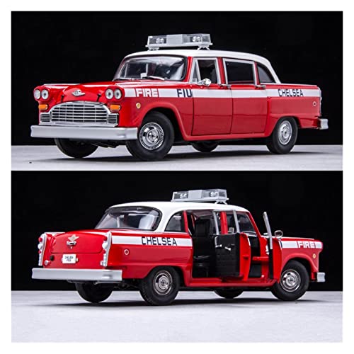 YRXIAO Modellbausatz Auto 1 18 for Checker A11 US Feuerwehr Polizeiauto Simulation Legierung Auto Modell Erwachsene Sammlung Geschenk Spielzeug Handwerk Für Wohndekorationen von YRXIAO