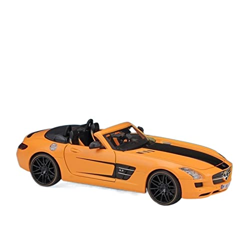 YRXIAO Modellbausatz Auto 1 24 Für AMG GT SLS Offene Sportwagen Statische Simulation Legierungsmodell Spielzeugauto Für Wohndekorationen(B) von YRXIAO