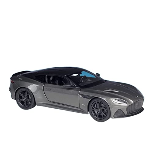 YRXIAO Modellbausatz Auto 1 24 Für Aston Martin DBS Sportwagenmodell Statische Druckgussfahrzeuge Erwachsene Sammlerstück Display Geschenk Für Wohndekorationen(Titanium) von YRXIAO