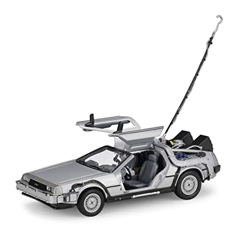 YRXIAO Modellbausatz Auto 1 24 Für Back to The Future Legierung Statischer Druckguss Automodell Simulation Fahrzeuge Spielzeug Kinder Geschenksammlung Für Wohndekorationen von YRXIAO
