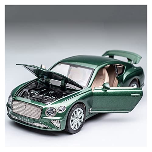 YRXIAO Modellbausatz Auto 1 24 Für Bentley GT Simulation Legierung Automodell Druckguss Spielzeugfahrzeuge Kinder Geschenksammlung Zurückziehen Für Wohndekorationen(Grün) von YRXIAO
