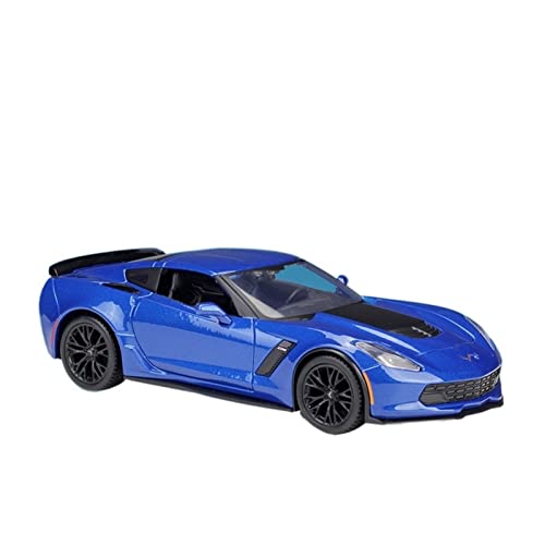 YRXIAO Modellbausatz Auto 1 24 Für Corvette Z06 Supercar Alloy Diecast Model Collection Auto Toy Boy Geburtstagsgeschenke Für Wohndekorationen(A) von YRXIAO
