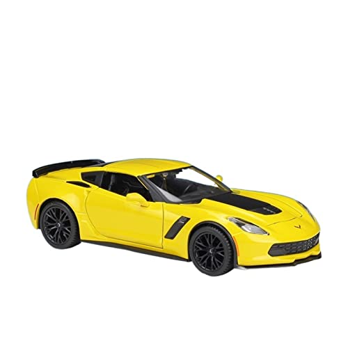 YRXIAO Modellbausatz Auto 1 24 Für Corvette Z06 Supercar Alloy Diecast Model Collection Auto Toy Boy Geburtstagsgeschenke Für Wohndekorationen(B) von YRXIAO