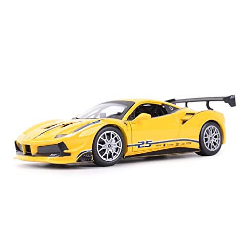 YRXIAO Modellbausatz Auto 1 24 Für Ferrari 488 Challenge Sportwagenmodell Statische Druckgussfahrzeuge Erwachsene Sammlergeschenk-Display Für Wohndekorationen YRXIAO Modellbausatz Auto 1 24 Für Ferrari 488 Challenge Sportwagenmodell Statische Druckgussfahrzeuge Erwachsene Sammlergeschenk-Display Für Wohndekorationen von YRXIAO