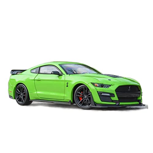 YRXIAO Modellbausatz Auto 1 24 Für Ford Mustang Shelby GT500 Alloy Die Casting Model Collection Spielzeugauto Kindergeschenke Für Wohndekorationen(A) von YRXIAO