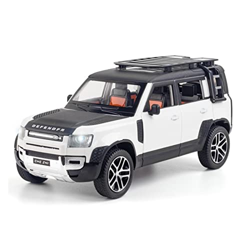 YRXIAO Modellbausatz Auto 1 24 Für Land Rover Defender Alloy Die Casting Model Collection Zurückziehen Spielzeugauto Kindergeschenke Für Wohndekorationen(C) von YRXIAO