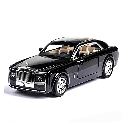 YRXIAO Modellbausatz Auto 1 24 Für Rolls Royce Sweptail Zinklegierung Hohe Simulation Automodell Mit Tonlicht Für Geschenkverzierungen Für Wohndekorationen(Schwarz) von YRXIAO