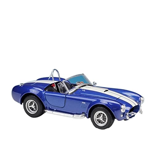 YRXIAO Modellbausatz Auto 1 24 Für Shelby Cobra 1965 Alloy Diecast Classic Modell Sportwagen Kinder Geschenk Für Wohndekorationen(A) von YRXIAO