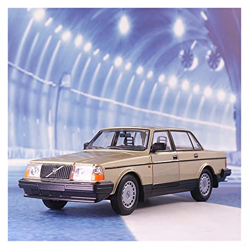 YRXIAO Modellbausatz Auto 1 24 Für Volvo 240 GL Simulation Klassisches Legierungsautomodell Kindergeschenksammlung Für Wohndekorationen(Grün) von YRXIAO