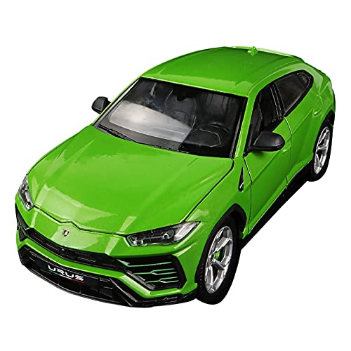 YRXIAO Modellbausatz Auto 1 24 Static Diecast Für Lamborghini Urus SUV Simulation Automodell Metall Fahrzeug Ornamente Display Geschenk Für Wohndekorationen(Grün) von YRXIAO