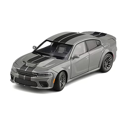 YRXIAO Modellbausatz Auto 1 32 Für Dodge Charger SRT Hellcat Legierung Automodell Metalldruckguss Spielzeugfahrzeuge Sammlungsgeschenke Für Wohndekorationen(Titanium) von YRXIAO