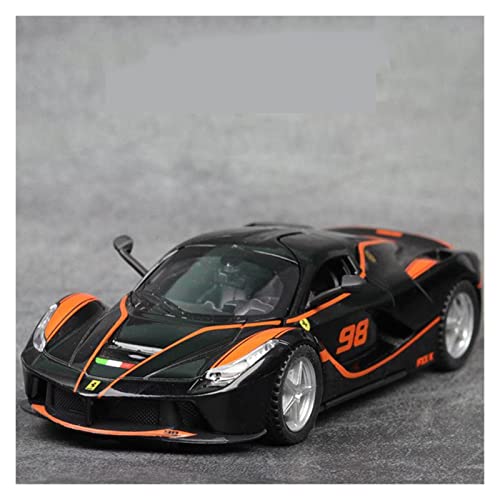 YRXIAO Modellbausatz Auto 1 32 Für Laferrari FXXK Simulation Legierung Sportwagenmodell Kindergeburtstagsgeschenk Für Wohndekorationen(Schwarz) von YRXIAO