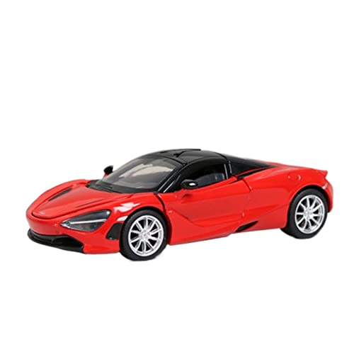 YRXIAO Modellbausatz Auto 1 32 Für McLaren 720S Druckgusslegierung Sportwagenmodell Sound Und Licht Kindermetallspielzeug Geschenke Zum Sammeln Für Wohndekorationen(Rot) von YRXIAO