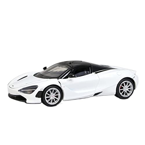 YRXIAO Modellbausatz Auto 1 32 Für McLaren 720S Druckgusslegierung Sportwagenmodell Sound Und Licht Kindermetallspielzeug Geschenke Zum Sammeln Für Wohndekorationen(White) von YRXIAO