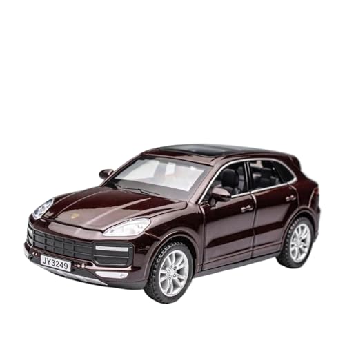 YRXIAO Modellbausatz Auto 1 32 Für Porsche Cayenne Turbo Legierung Auto Modell Auto Ornamente Sammlung Spielzeug Modell Für Wohndekorationen(Brown) von YRXIAO