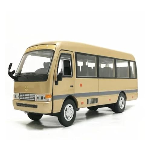 YRXIAO Modellbausatz Auto 1 32 Für Toyota Coaster Nutzfahrzeug Legierung Automodell Proportional Druckguss Pull Back Automodell Für Wohndekorationen von YRXIAO