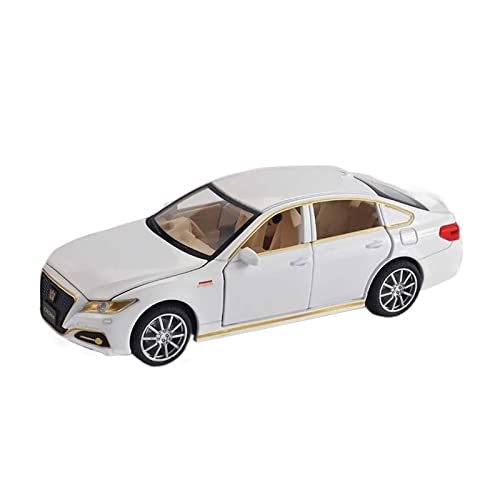 YRXIAO Modellbausatz Auto 1 32 Für Toyota Crown Alloy Suspension Automodell Druckguss Klassisches Spielzeug Fahrzeug Junge Geburtstagsgeschenk Für Wohndekorationen(White) von YRXIAO