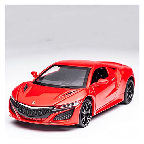 YRXIAO Modellbausatz Auto 1 32 for Honda Acura NSX Legierung Supersportwagen Modell Metall Spielzeugauto Zurückziehen Für Wohndekorationen(Rot) von YRXIAO