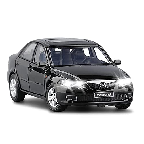 YRXIAO Modellbausatz Auto 1 32 for Mazda Zinklegierung Automodell Abnehmbares Jungenspielzeug Geschenk Für Wohndekorationen(Schwarz) von YRXIAO