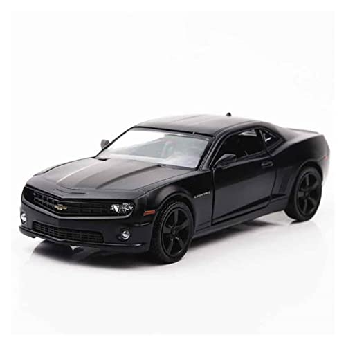 YRXIAO Modellbausatz Auto 1 36 Für Chevrolet Camaro Legierung Automodell Matte Black Pull Back Kinderspielzeugsammlung Für Wohndekorationen von YRXIAO