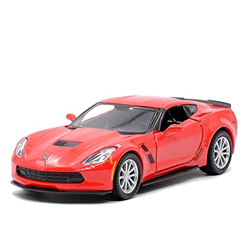 YRXIAO Modellbausatz Auto 1 36 for Corvette Grand Sport C7 Sportwagenlegierung Diecast Automodell Ziehen Sie Die Geschenkspielzeugsammlung Der Kinder Zurück Für Wohndekorationen(Taglia unica) von YRXIAO