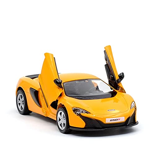 YRXIAO Modellbausatz Auto 1 36 for McLaren 650S Supersportwagen-Legierung Druckguss-Automodell Ziehen Sie Die Geschenkspielzeugsammlung Der Kinder Zurück Für Wohndekorationen(2) von YRXIAO