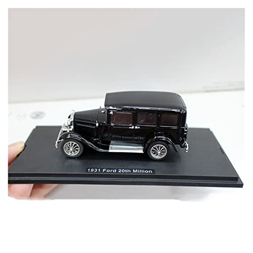 YRXIAO Modellbausatz Auto 1 43 Für Ford 20. Million 1931 Klassisches Legierungstaxi-Automodell Druckgussfahrzeug Erwachsene Sammlung Ornamente Für Wohndekorationen(Schwarz) von YRXIAO