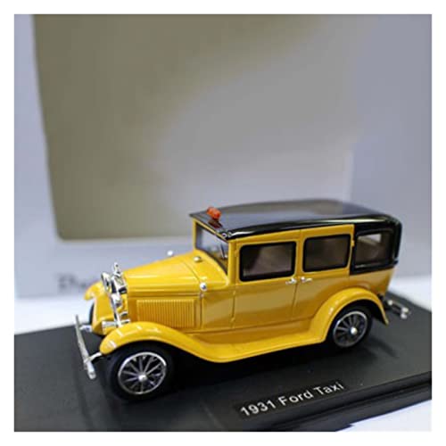 YRXIAO Modellbausatz Auto 1 43 Für Ford 20. Million 1931 Klassisches Legierungstaxi-Automodell Druckgussfahrzeug Erwachsene Sammlung Ornamente Für Wohndekorationen(Yellow) von YRXIAO