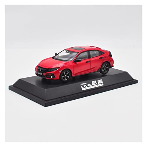 YRXIAO Modellbausatz Auto 1 43 Für Honda Civic 2020 Hatchback Legierung Automodell Druckgussfahrzeug Sammlergeschenk Souvenir Display Für Wohndekorationen(Rot) von YRXIAO