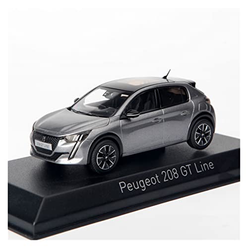 YRXIAO Modellbausatz Auto 1 43 Für Peugeot 208 GT Line 2019 Legierungsautomodell Diecast Vehicles Static Collection Souvenir Für Wohndekorationen von YRXIAO