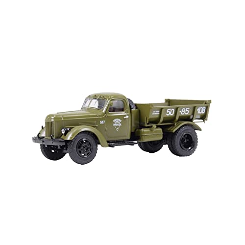 YRXIAO Modellbausatz Auto 1 43 Für ZIL-MMZ-585L Sowjetischer BAU-Muldenkipper Engineering Vehicle Alloy Model Collection Für Wohndekorationen von YRXIAO