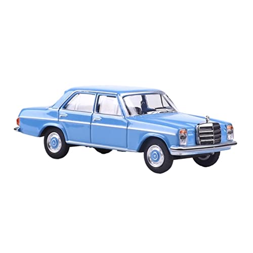 YRXIAO Modellbausatz Auto 1 64 Fit Für Mercedes Benz 200D Classic Alloy Druckguss-Automodell Blue Car Collection Display Geschenke Für Wohndekorationen von YRXIAO