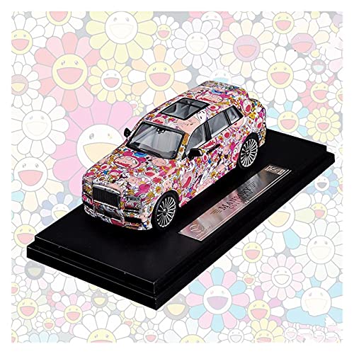 YRXIAO Modellbausatz Auto 1 64 for Rolls-Royce Cullinan Mansor Sunflower Diecast Modellauto Metallgehäuse Sammlung Modelldekoration Für Wohndekorationen von YRXIAO