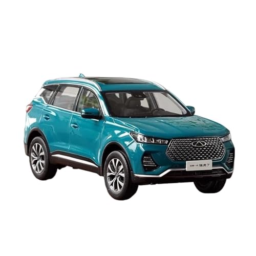 YRXIAO Modellbausatz Auto 1: 18 Für Chery Tiggo 7 SUV Legierung Fahrzeug Modell Für Erwachsene Desktop Dekorationen Sammler Modell Limited Edition Für Wohndekorationen(Blue) von YRXIAO