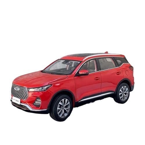 YRXIAO Modellbausatz Auto 1: 18 Für Chery Tiggo 7 SUV Legierung Fahrzeug Modell Für Erwachsene Desktop Dekorationen Sammler Modell Limited Edition Für Wohndekorationen(Red) von YRXIAO